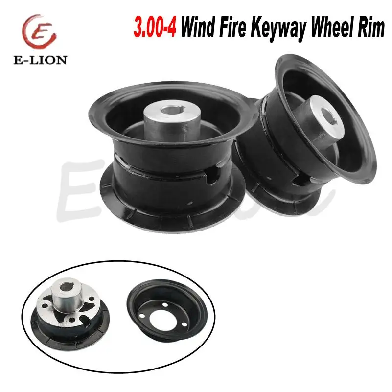 

3.00-4-inch alloy wheel rims for electric scooters, suitable for scooters, bicycles, motorcycles, ATV go karts