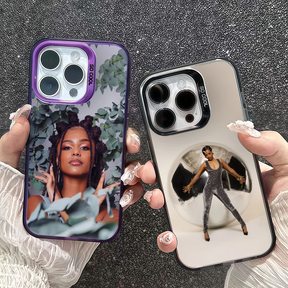 

Pop Singer Tyla phone case For Samsung S25 S24 S23 A07 A17 A06 Ultra FE Plus Protective IMD Color Cover