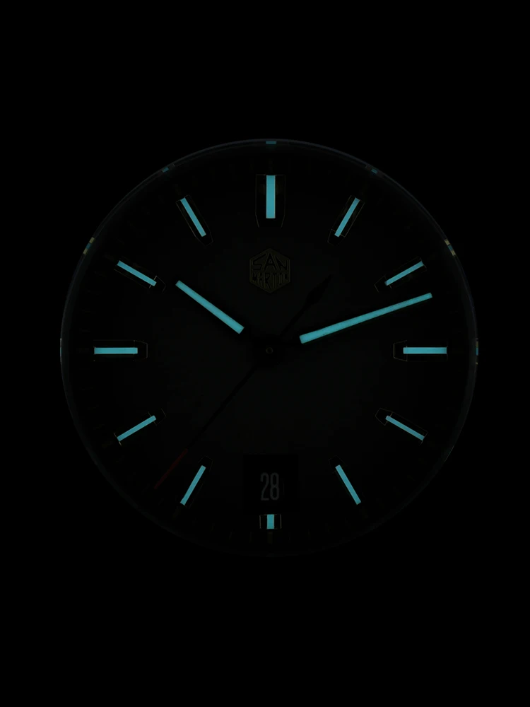 San Martin FKM 36/39/42mm vestido de lujo para hombre reloj mecánico automático de acero inoxidable Miyota 9015 natación impermeable SN0144