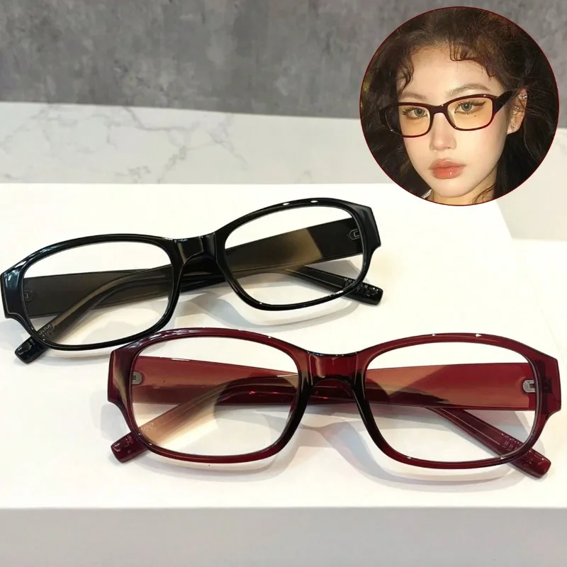 1 Stück rechteckige, modische, gerahmte Brille mit klaren Gläsern und Blaulichtfilter, geeignet zum Lesen, für Computer, Telefon, Gaming und den täglichen Gebrauch