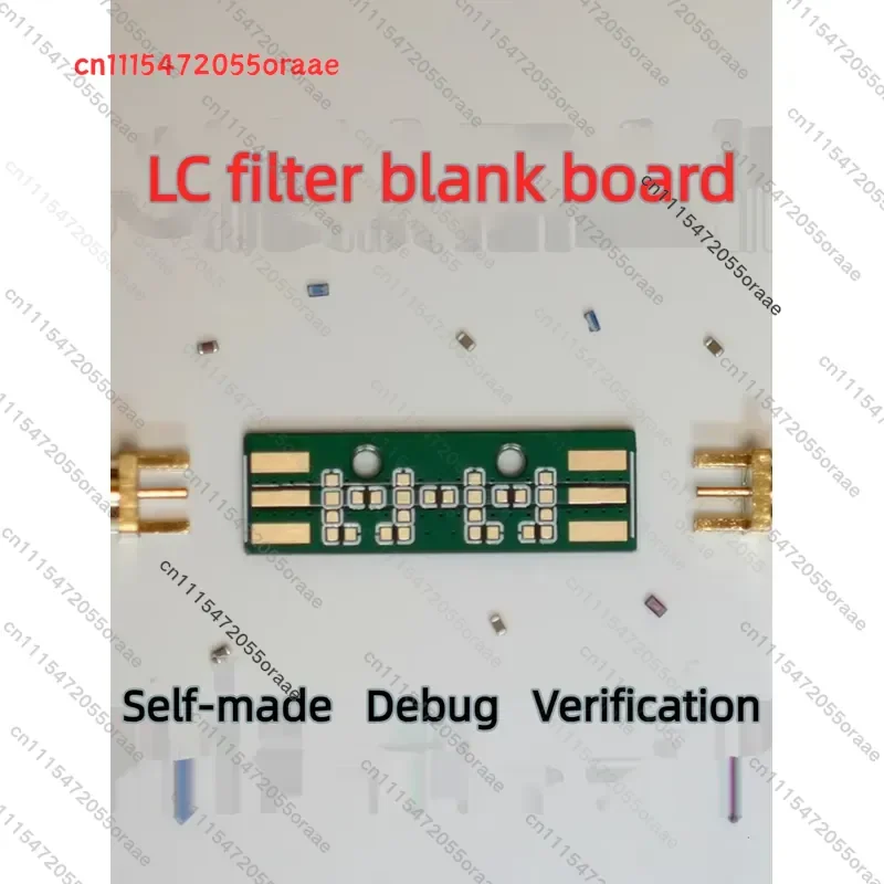 LC RC Filter Test Board RF Debugging Empty Board Low Pass High Pass Bandpass Bandstop Attenuation PCB Small Board