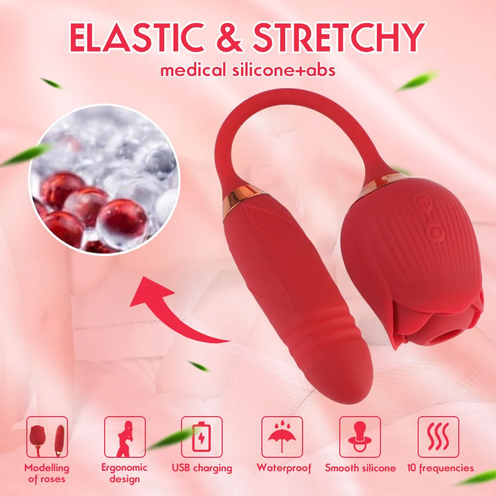 10 Modes Stretching Dildo Sucking Vibrators For Women Nipple Sucker Vaginal Clitoris Stimulator Butt Plug Fake Penis Sex Toys 18