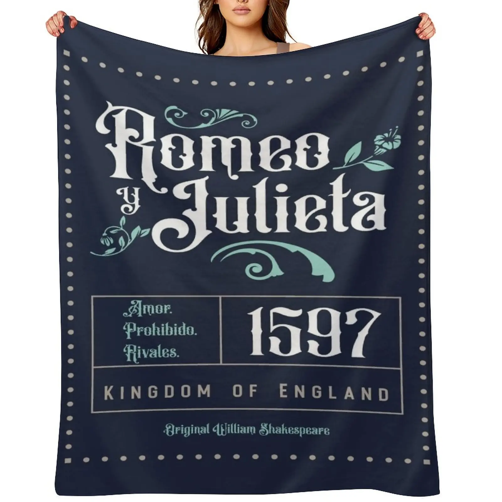 

Romeo and Juliet Throw Blanket Luxury Brand Sofa Quilt Polar wednesday Blankets