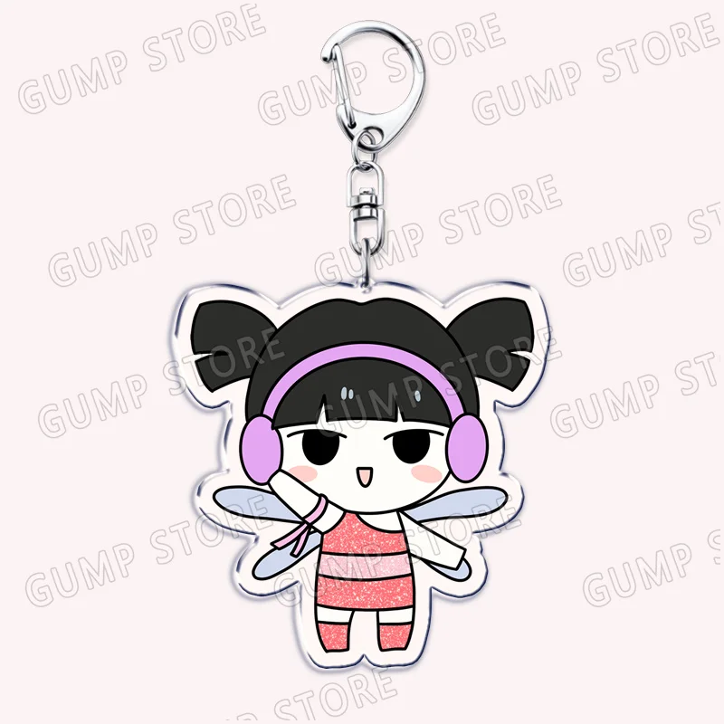 Lovely Fairy Magical Girls Keychains for Accessories Bag Stella Musa Tecna Bloom Aisha Flora Keyrings Jewelry Fairies Fans Gifts