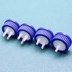 Laboratory GL45 feeding head mobile phase bottle cap plastic reactor adapter cap single double-way three-way four-way cap