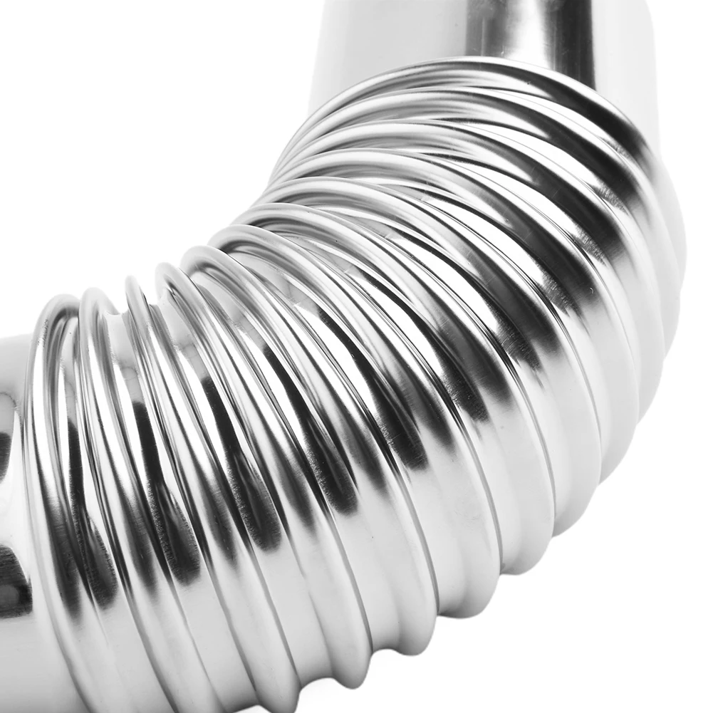Home Improvement Elbow Tube 60mm Acid Alkali Stainless Steel Thermal Tents 90° Angle Chimney Pipe Anti-rust Elbow