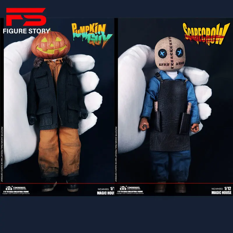 IN STOCK COOMODEL 1/12 scale dolls pumpkin  scarecrow 6 inches action figure