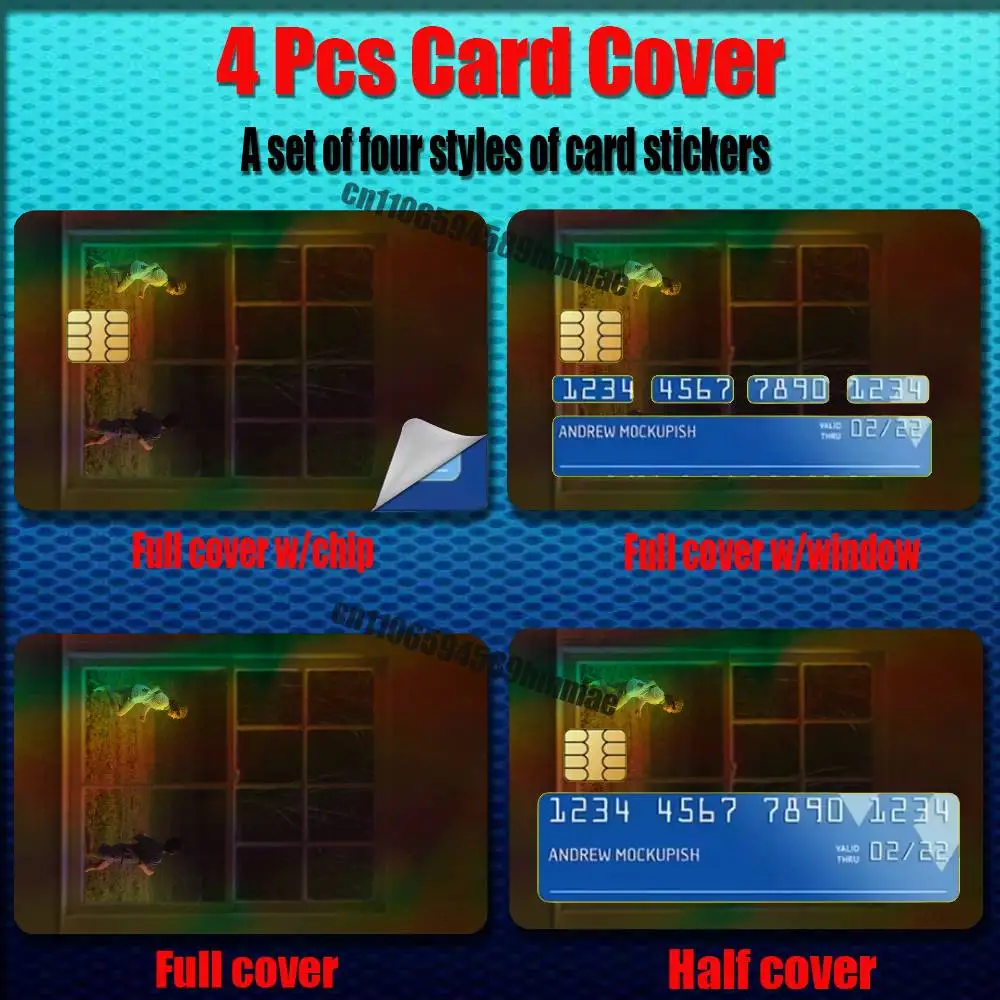 For Noah Kahan Orbiter Credit Bank Sticker ID Access Card Cover Skin Rainbow Color Laser Stickers Film