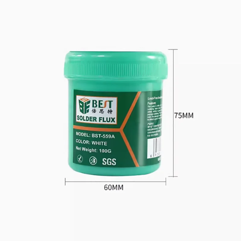 Solder paste BST-559A Lead-free insulation BGA solder paste Free wash maintenance Lead-free halogen-free solder oil 100g