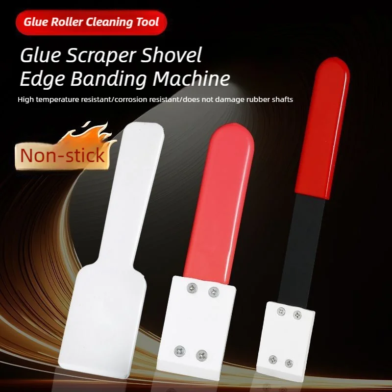 Non-stick Teflon Glue Scraper Shovel for Edge Banding Machine Glueing Roller Cleaning Tool of Edgebander Woodworking Spare Parts