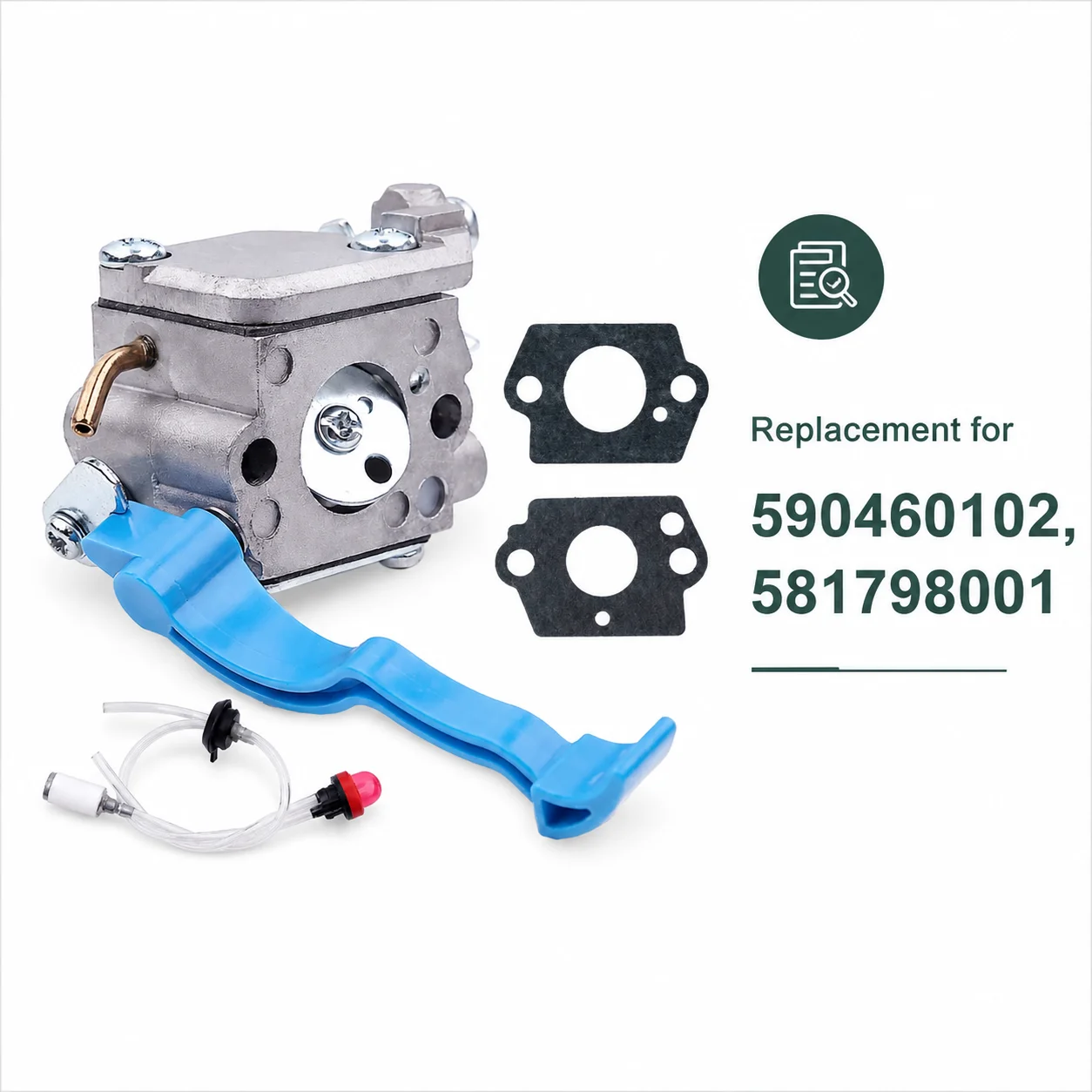 Fuel Hose Kit 581798001 For Husqvarna 125B 125Bx 125Bvx Jonsered B2126 Bv2126 Leaf Blower Carb Engine Tune Up Garden Tool Parts