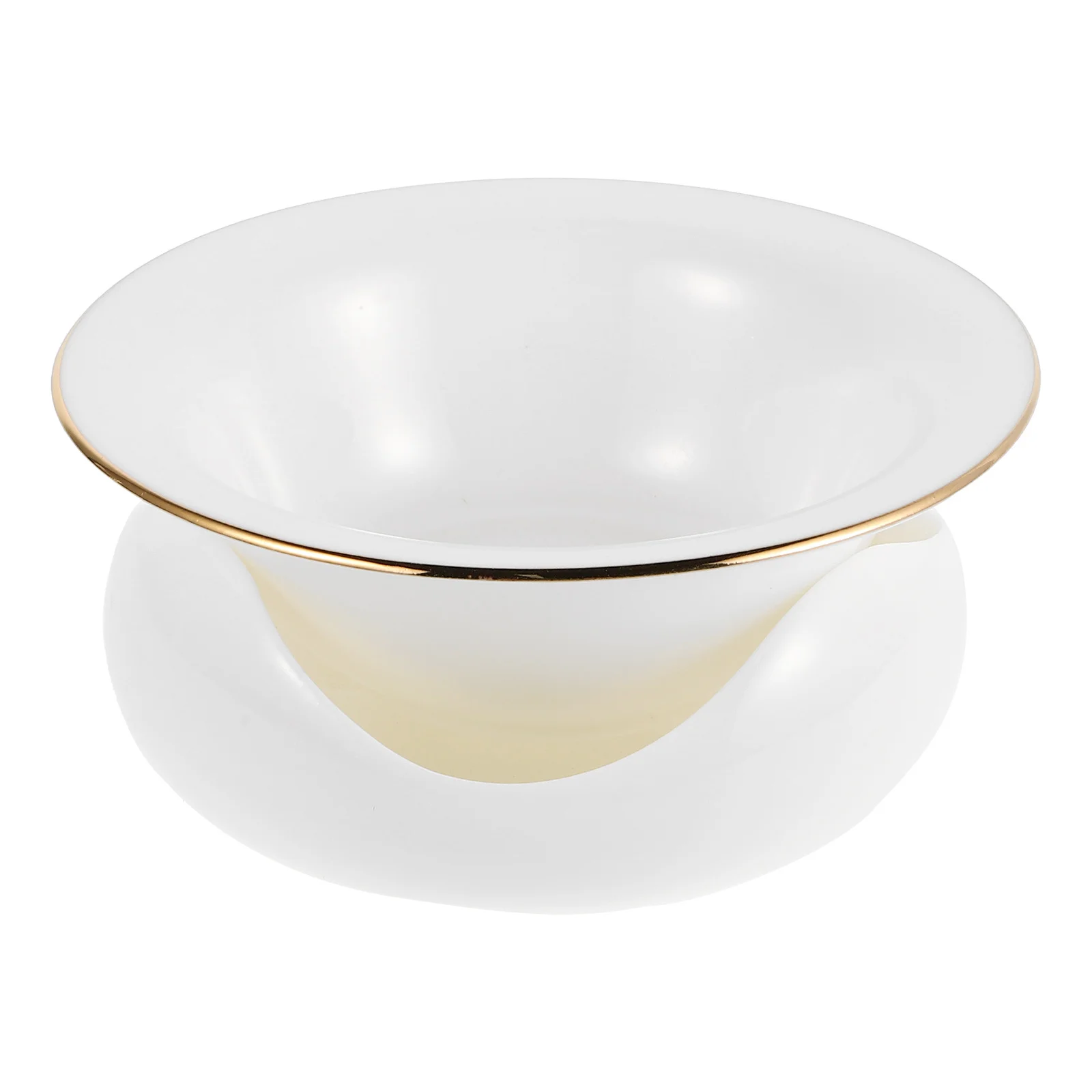 

Ceramic Tea Infuser Filter Strainer Elegant Design Easy Clean Accessory Versatile Use Tea Set Strainer