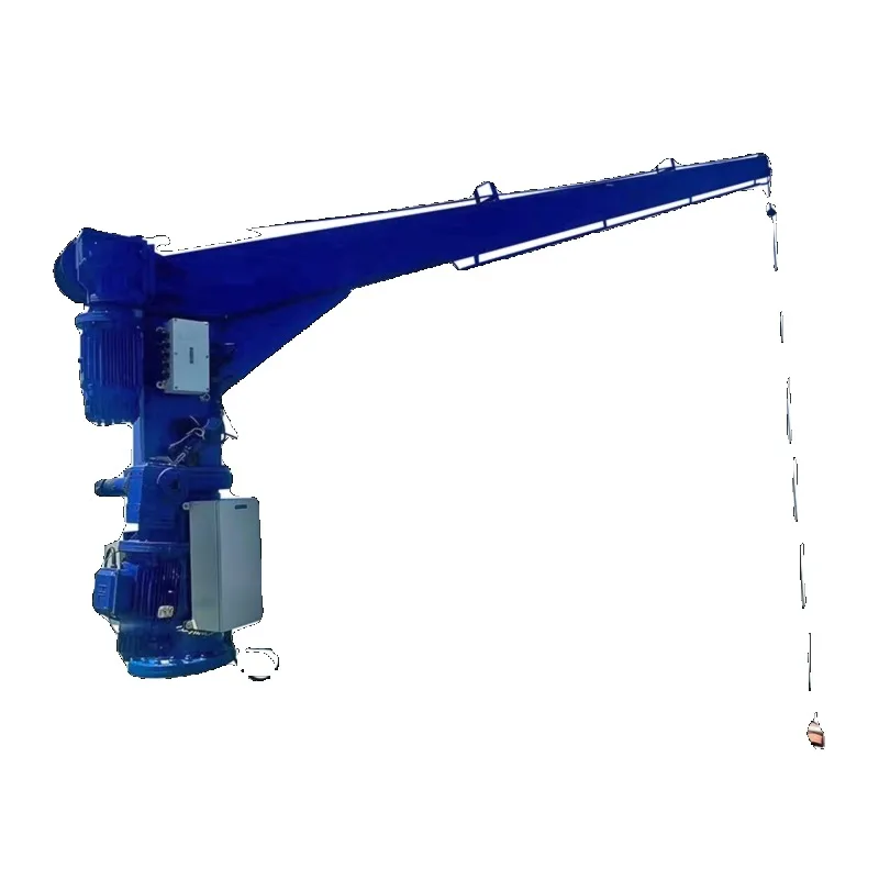Terminal fixed straight arm crane offshore platform crane