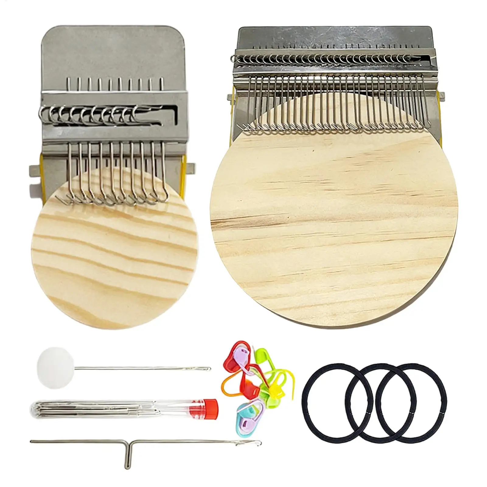 Knit Patch Repair Kit Darning Loom Supplies with Needle Hook for Sweater Clothing Mending Craft DIY Handmade Fixing Tools