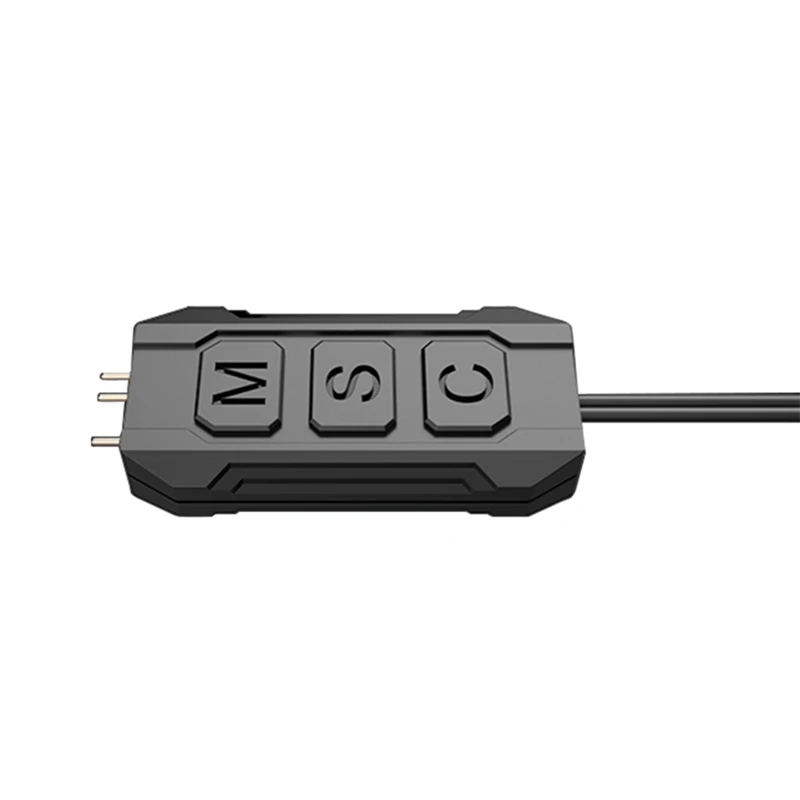 LC-S50 argb 5v 3pin ao controlador de luz da relação da sincronização de sata para o fã do caso do computador