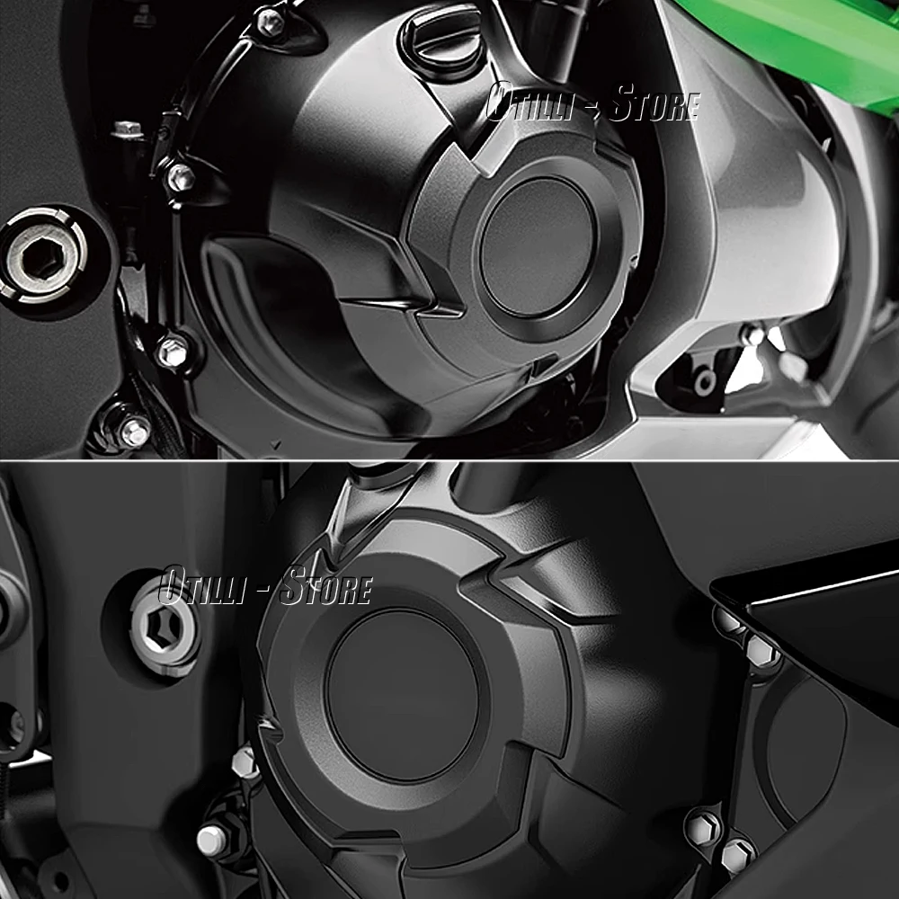 モーターサイクル発電機クラッチクランクセンサーカバー、カワサキ1000 2010-2022 z1000rz1000sx ninja 1000用エンジンスライダーカバー