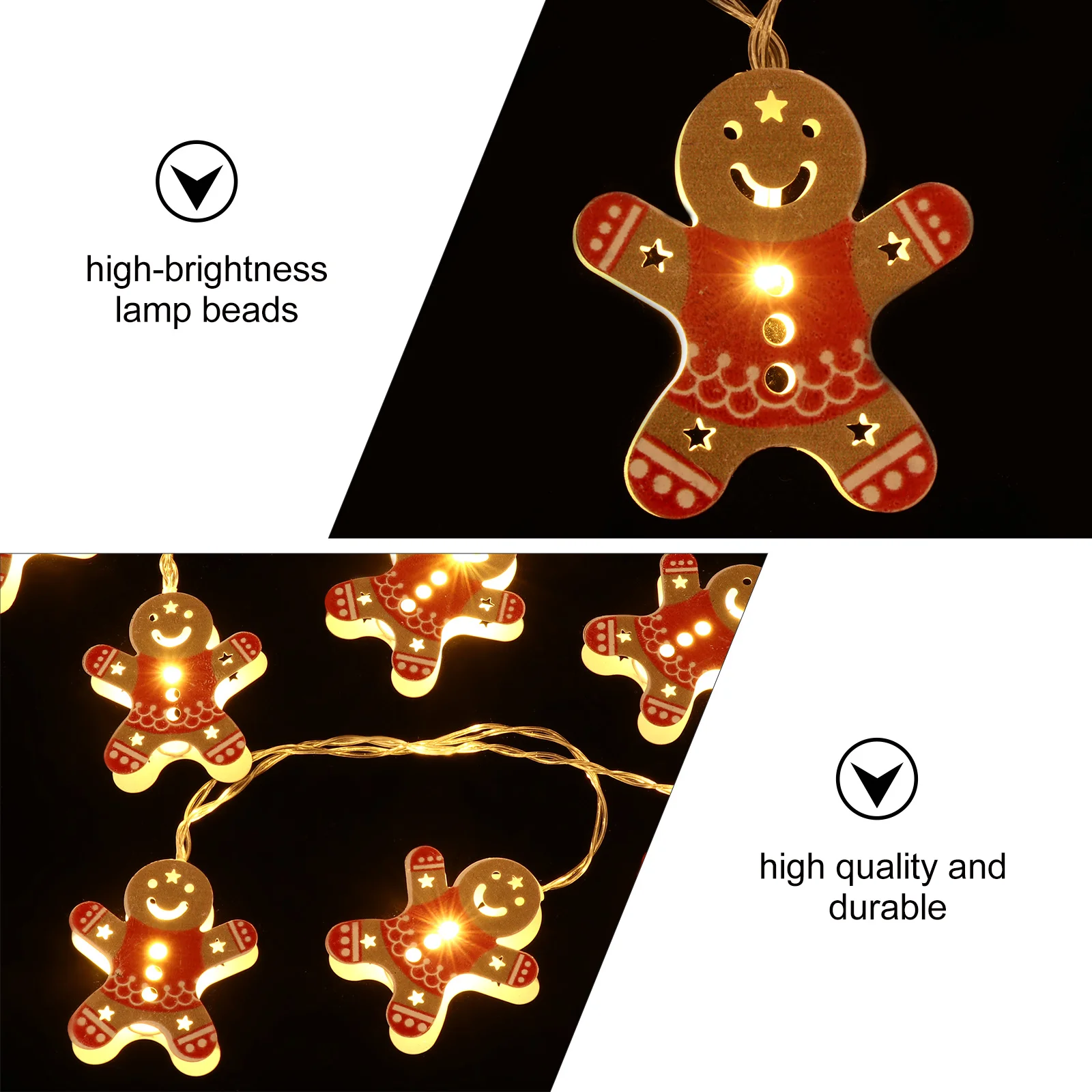 

1 set Christmas Snowman Led String Lights Festive Decoration Waterproof Indoor Outdoor Party Holiday Decor Xmas Supplies