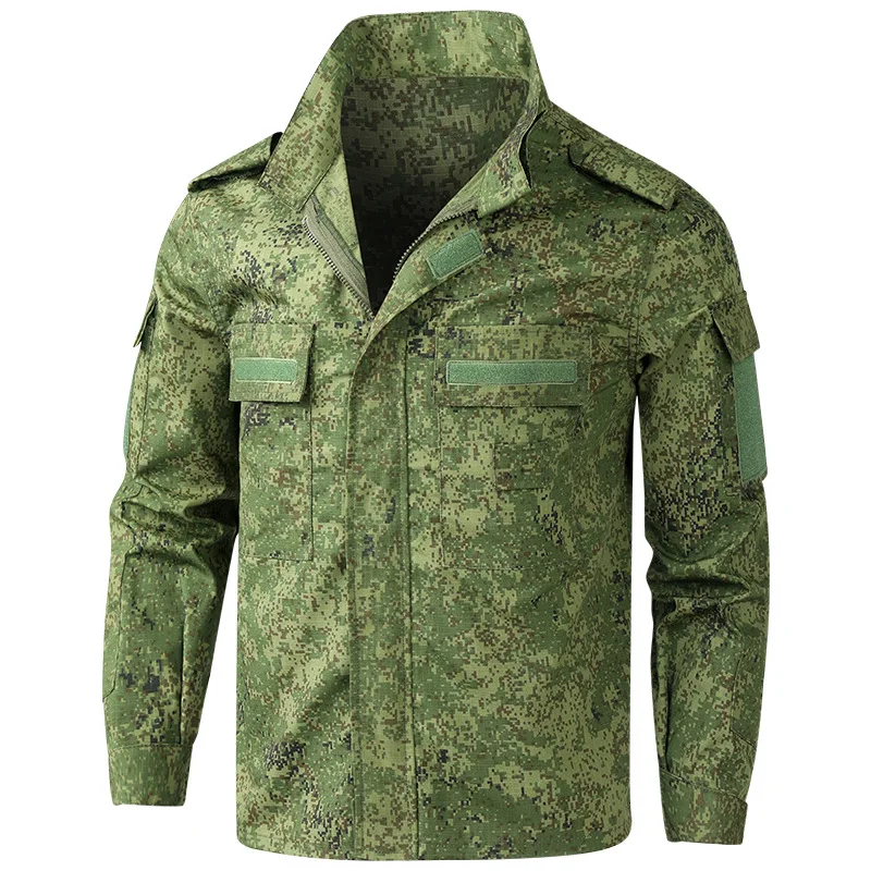 Camouflage Tactical Suit Combat Uniform Men Field Training Clothes Outdoor Hunting Ghillie Suit Jacket Pants Plus Size Sets