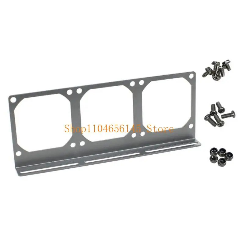 652F Momory Radiator Mounting Bracket 8CM Water Cooling Fan Holder Computer Case Memory Heatsink Fan Frame 8CM 1/2/3hole