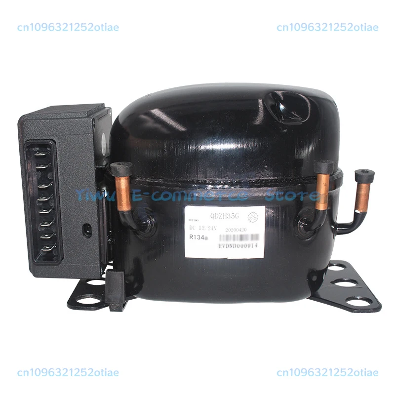NEW Qdzh35G Dc Compressor Car Refrigerator Air Compressor R134Ar600A12/24Vdc Series Car Refrigeration BB