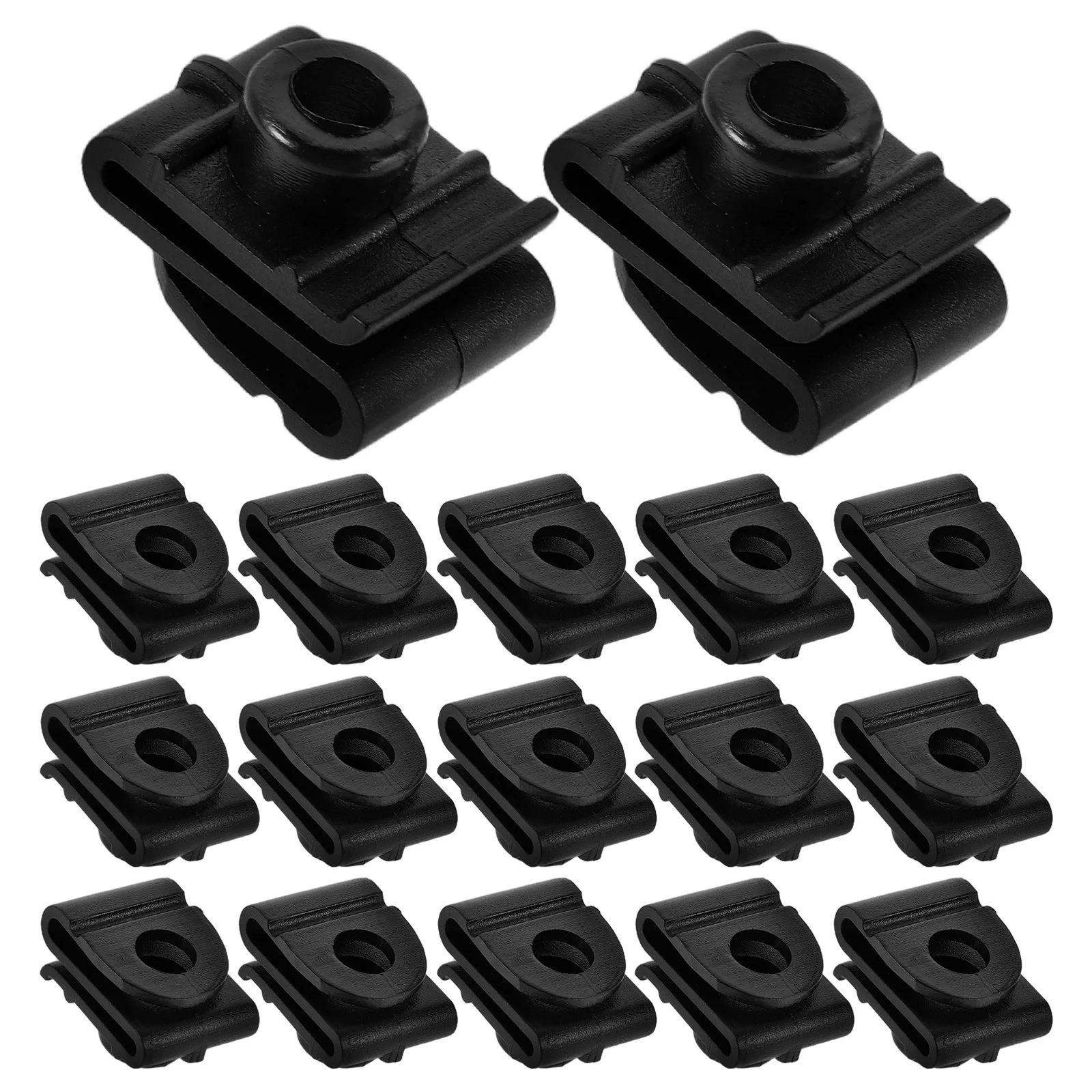 

20pcs Automotive Durable U Nut for Bumper Cover Fasteners Plastic Retainer Body Parts Fixing Longterm Use Easy