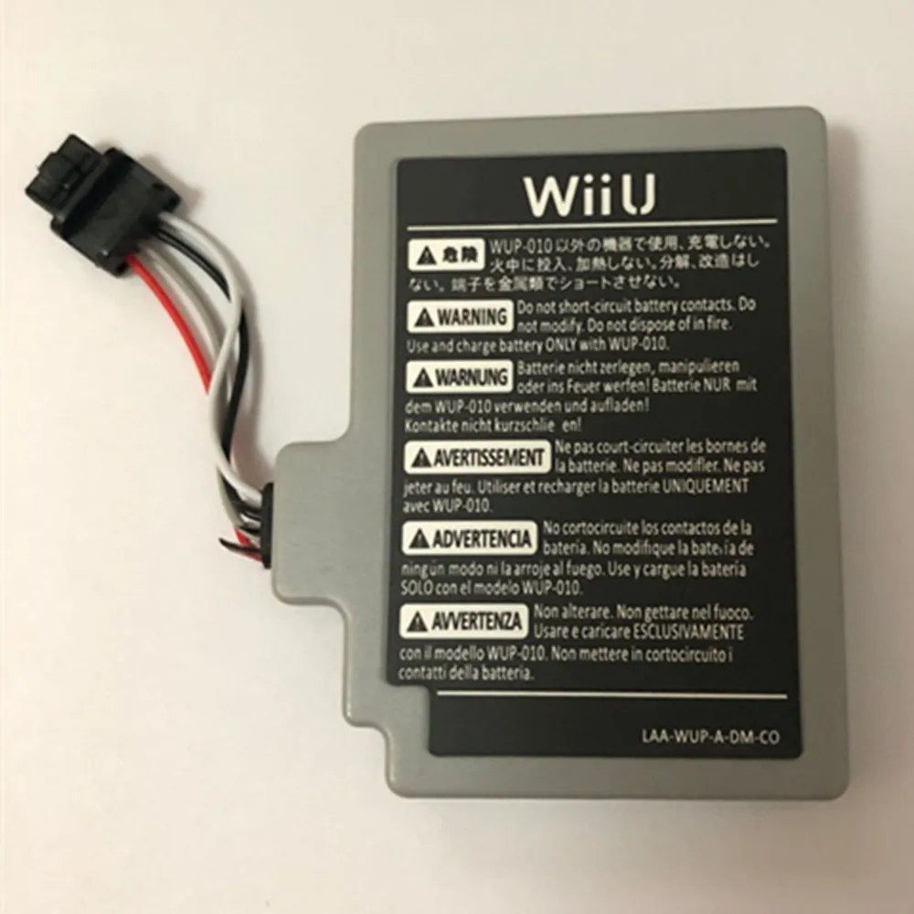 3.7V 1500mAh WUP-012 rechargeable battery pack for Nintend WII WIIU Gamepad Controller 10pcs/lot