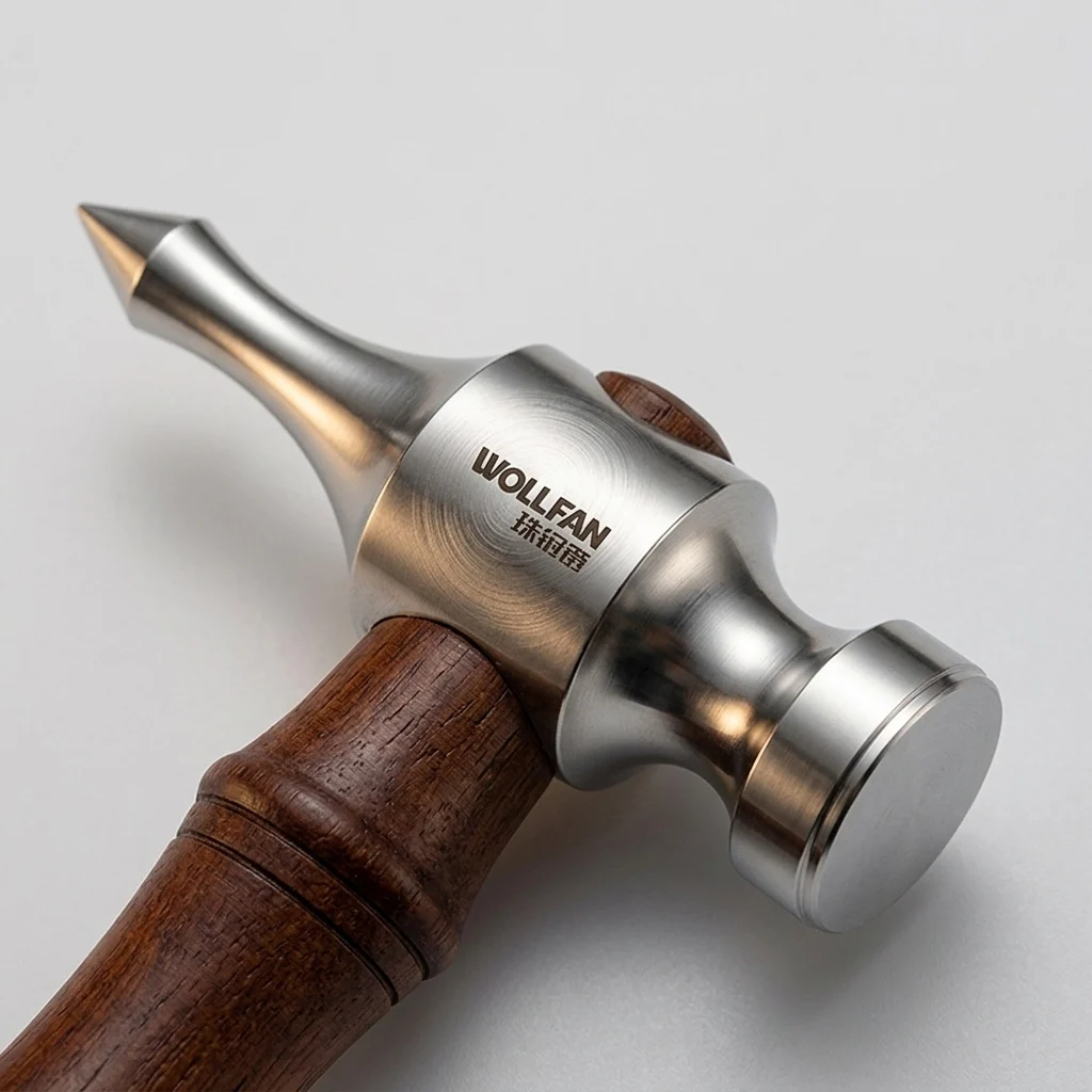 Emergency Escape Hammer Car Safety Window Breaker Stainless Steel Wooden Handle Portable Vehicle Rescue Tool