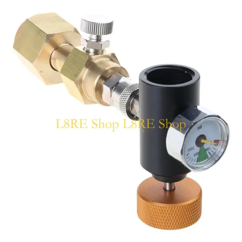 L8RE ALUMINIM SODAS MAKEROSORIES EXTROMENAL CO2 SANKS ADAPTER TAPTE