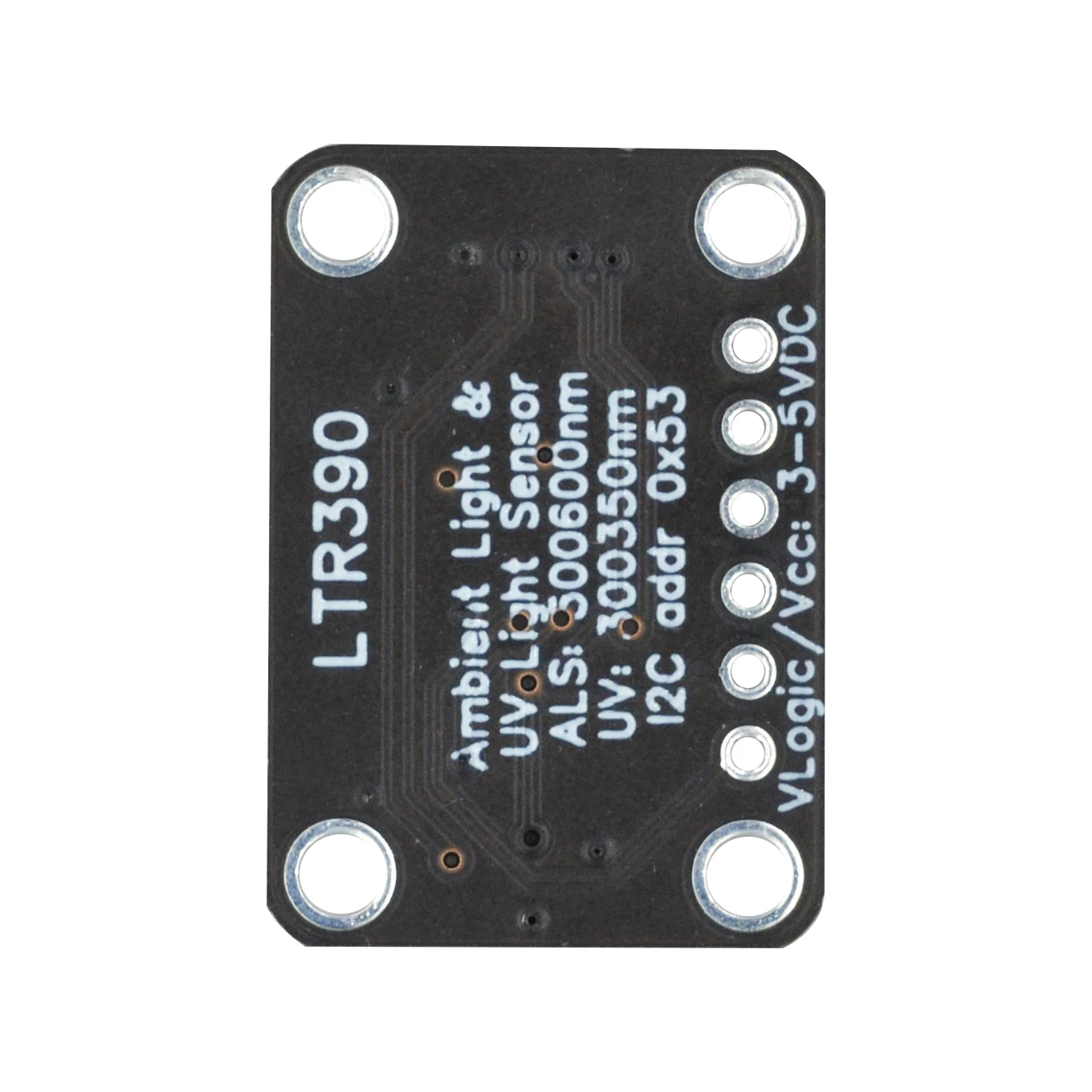 LTR390 280nm 430nm UV الجاذبية ضوء الاستشعار دعم I2C UART 3.3 فولت 5 فولت للكشف عن كثافة تجربة الطقس