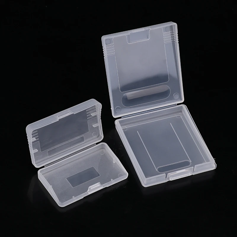 5Pcs Transparent Game Cartridge Case For Gameboy Advance GBA GBC Plastic Dustproof Box Cover For Gameboy Color Pocket