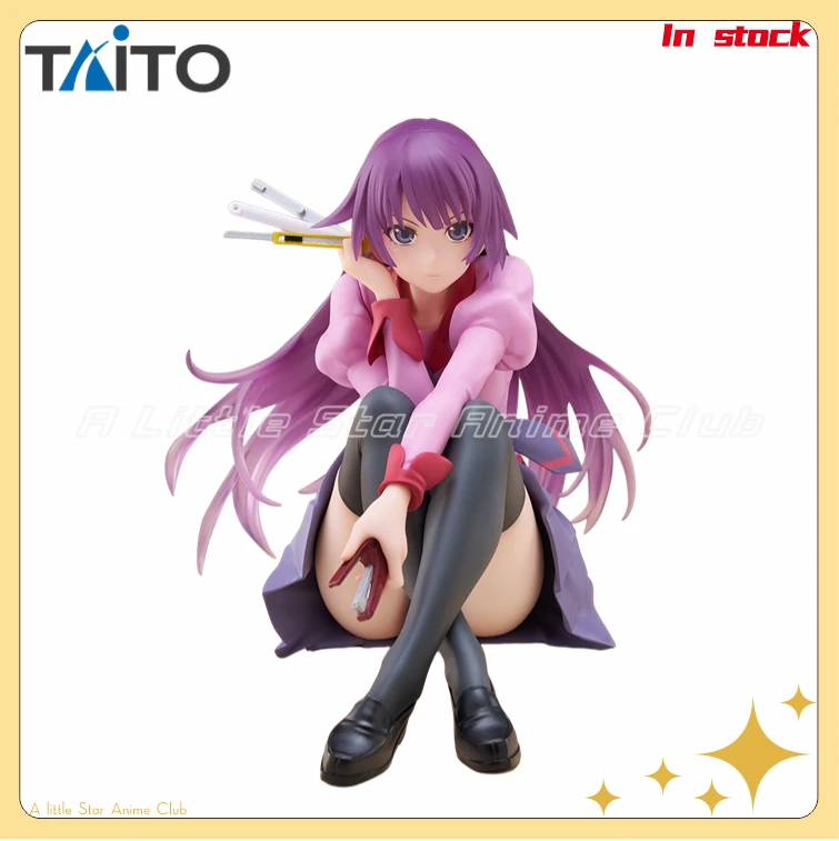 

In Stock Original TAiTO Desktop Cute Story Series Senjougahara Hitagi Animation Figure Model Toys Collection Ornaments Gifts