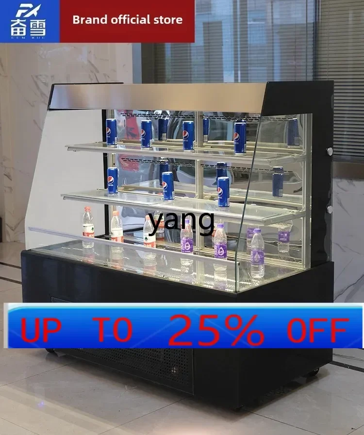 

lmm Air Curtain Cabinet Sandwich Cabinet Open Cake Refrigerated Display Cabinet