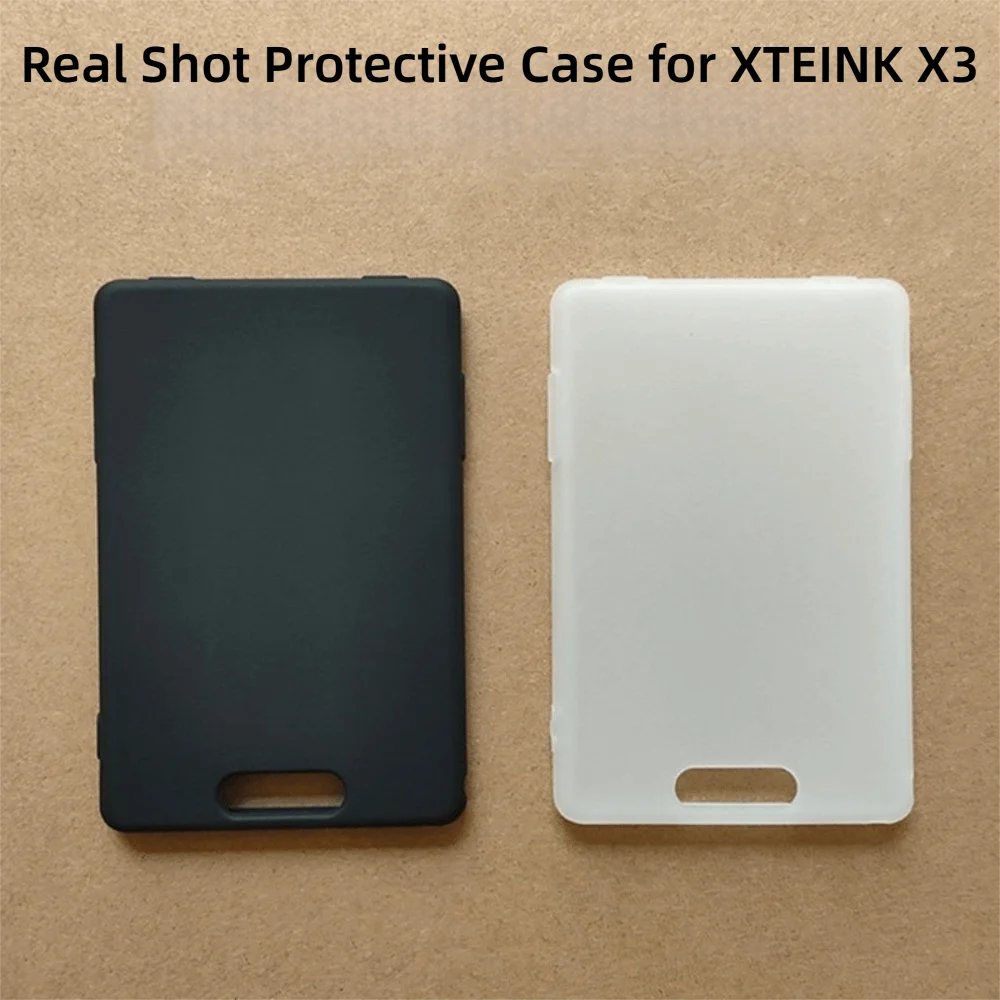 1 Set Silicone Protective Cover Anti-slip HD/Matte Screen Protective Film with Lanyard Protective Shell for XTEINK X3