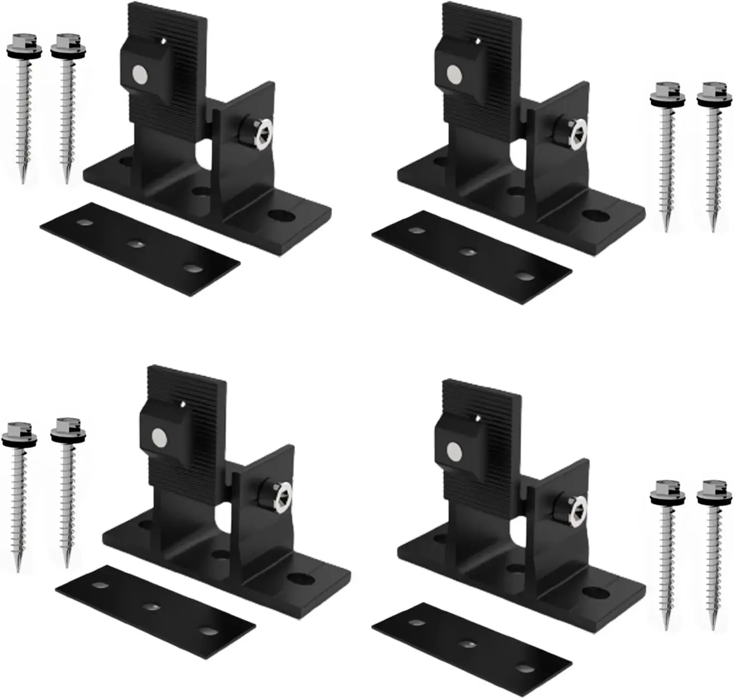 Adjustable Front Foot Bracket Color Steel Tile Iron Roof Solar Panel Aluminum Alloy Photovoltaic Support