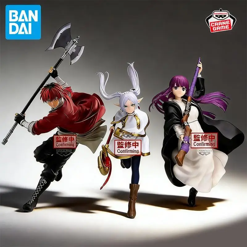 Figura de Acción Original de Bandai, Banpresto Maximatic, Frieren: Beyond Journey's End, Frieren Fern Stark, Figura de Anime, Muñeca de Dibujos Animados