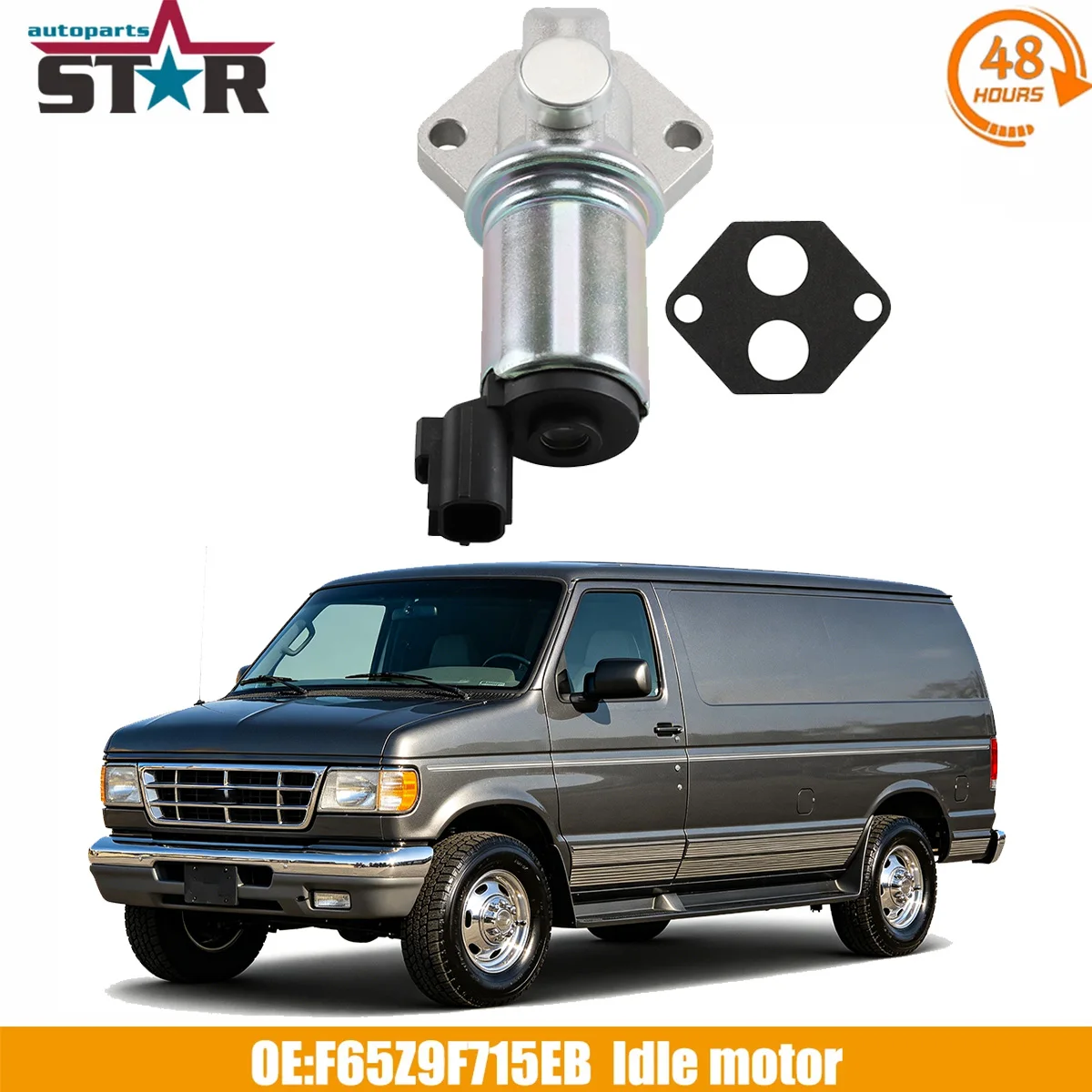 Válvula de control de aire en reposo del motor F65Z9F715EB F65Z-9F715-EB para Ford Econoline Super Duty 1998 para Ford F-250 Super Duty 2000