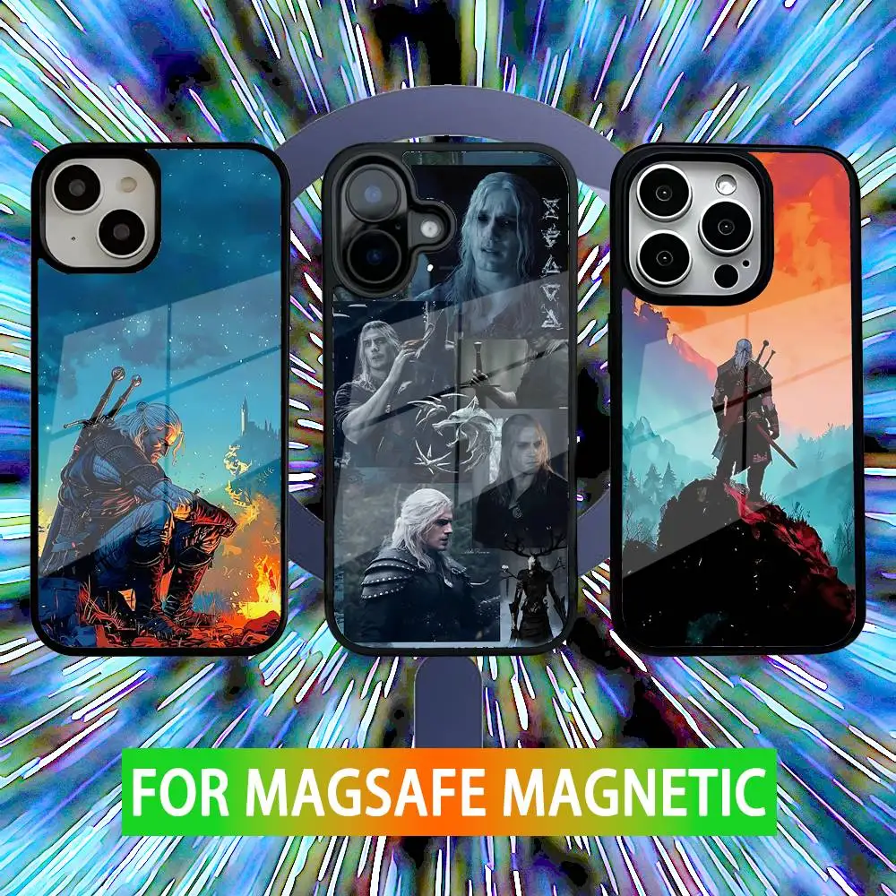 

The W-Witcher Phone Case For iPhone 16,15,14,13,12,11,Pro,Max,Plus,Mini,SE New Magsafe Magnetic Wireless Charging