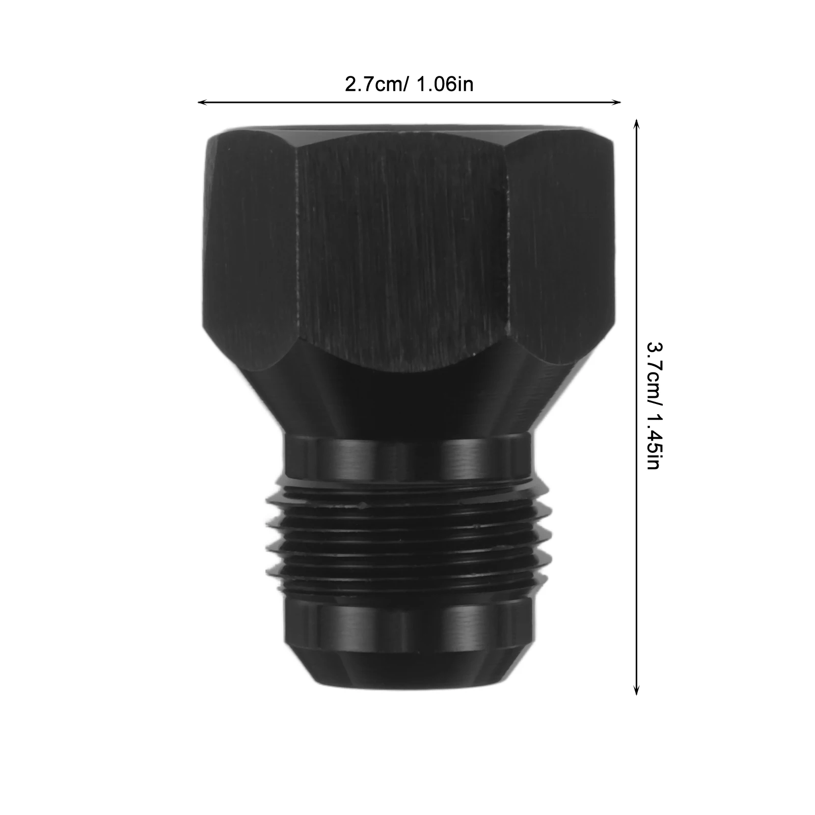 

Aluminum Alloy Line Adapter An10 To An6 Reducer Automotive Quick Connect Oil Leakproof Efficient Installation Pipe