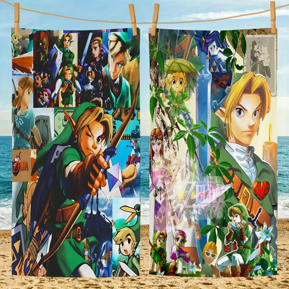 Game T-Tears Of Z-Zelda Microfiber Beach Towel Absorbent Quick Dry Soft Yoga Swimming Resort Mountain Climbing Towel