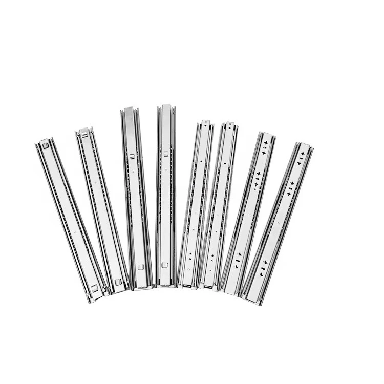 

Направляющие для выдвижных ящиков 76 мм для мебели, кухонных шкафов, нижнего монтажа, усиленные, для тяжелых нагрузок