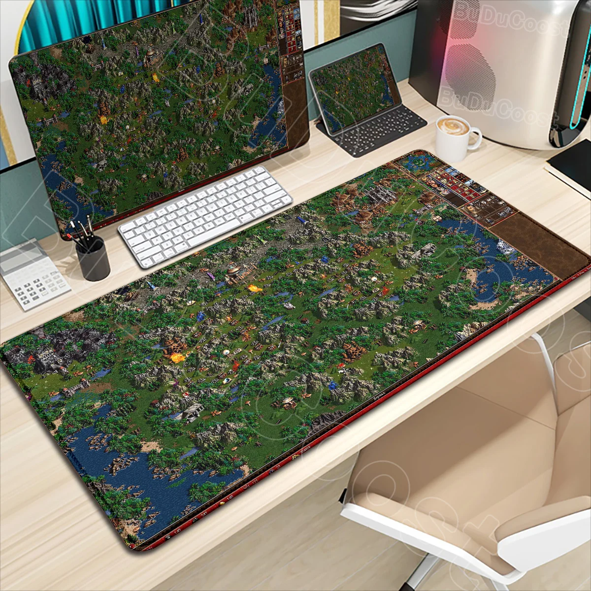 New Heroes of Might and Magic 3 Mats Mous Pad Pc Gamer Computer Accessories Mousepad Gamer Laptop Keyboard Carpet Large Desk Mat