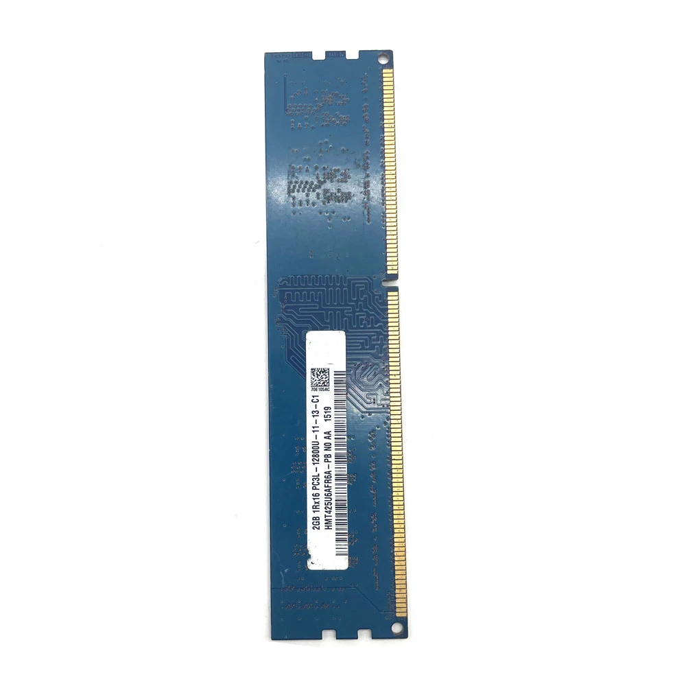 Desktop Computer Memory DDR3 PC3L-12800U Fits For Hynix 1R*16 2GB