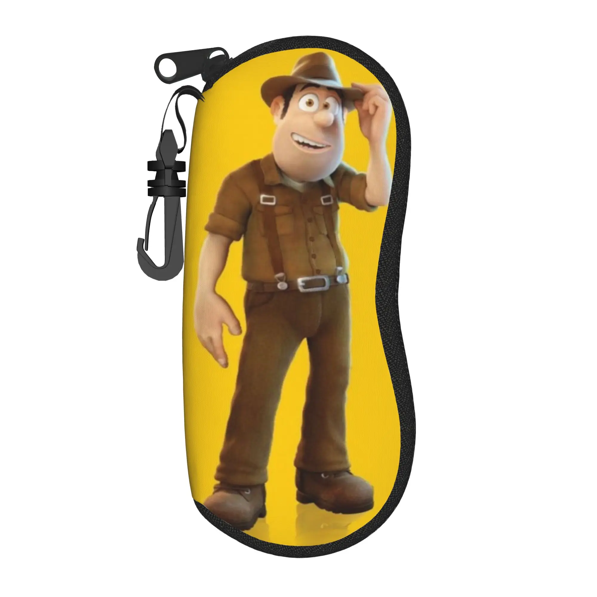 Las aventuras de Tadeo Jones Glasses Case for Girl Boy Student Zipper  Eyewear Storage Box Protector Eyewear Container