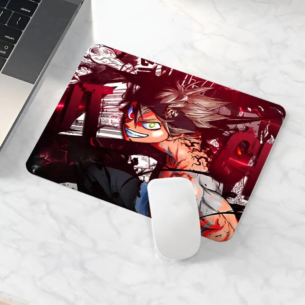 Black Clover Mouse Pad Game Laptops Small Wrist Protector Supplies Desk Accessories Luxury Notebook Accessories