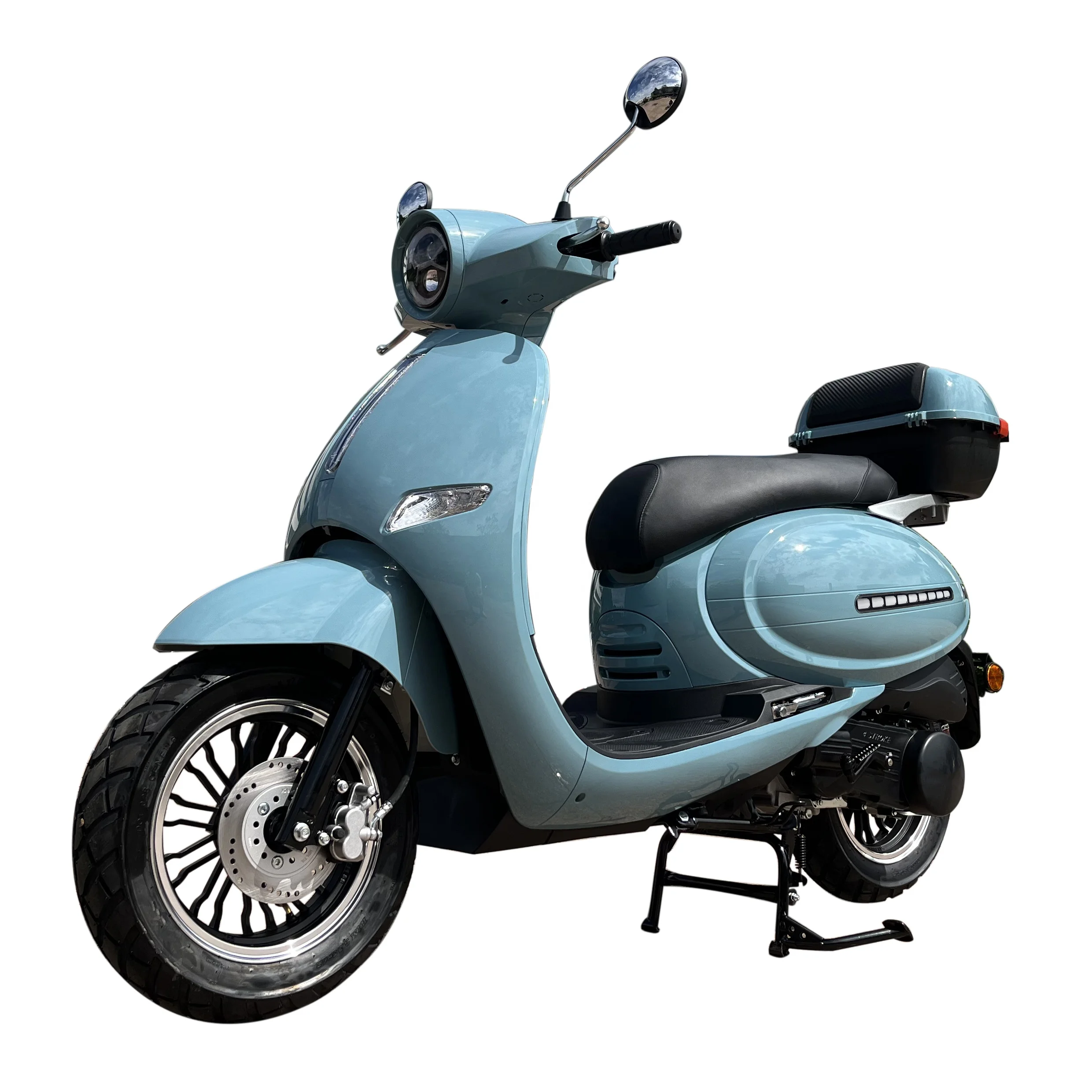 

Cheap Price Good Power 150CC Women Suitable Scooter With Rear Box Gasoline Scooter