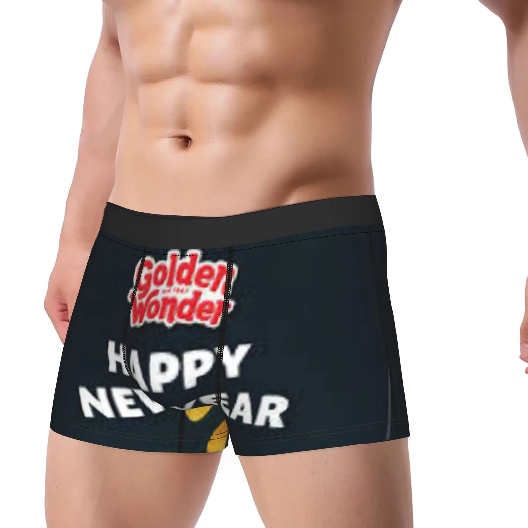 Delicious (2) Golden Wonder Underpants Breathbale Panties Men's Underwear Comfortable Shorts Boxer Briefs