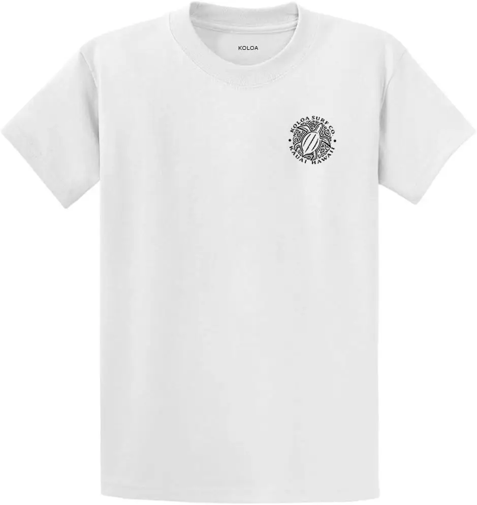 

Koloa Surf Hawaiian Honu Turtle Logo Cotton T-Shirts in Regular, Big and Tall