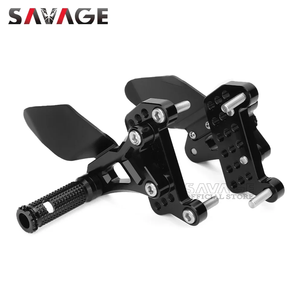 Rider Front Footrest Pedal Rearsets For MV Agusta F4 750 1078 312 1000/S/R/RR/RC Motorcycle Adjustable Foot Rest Foot Pegs