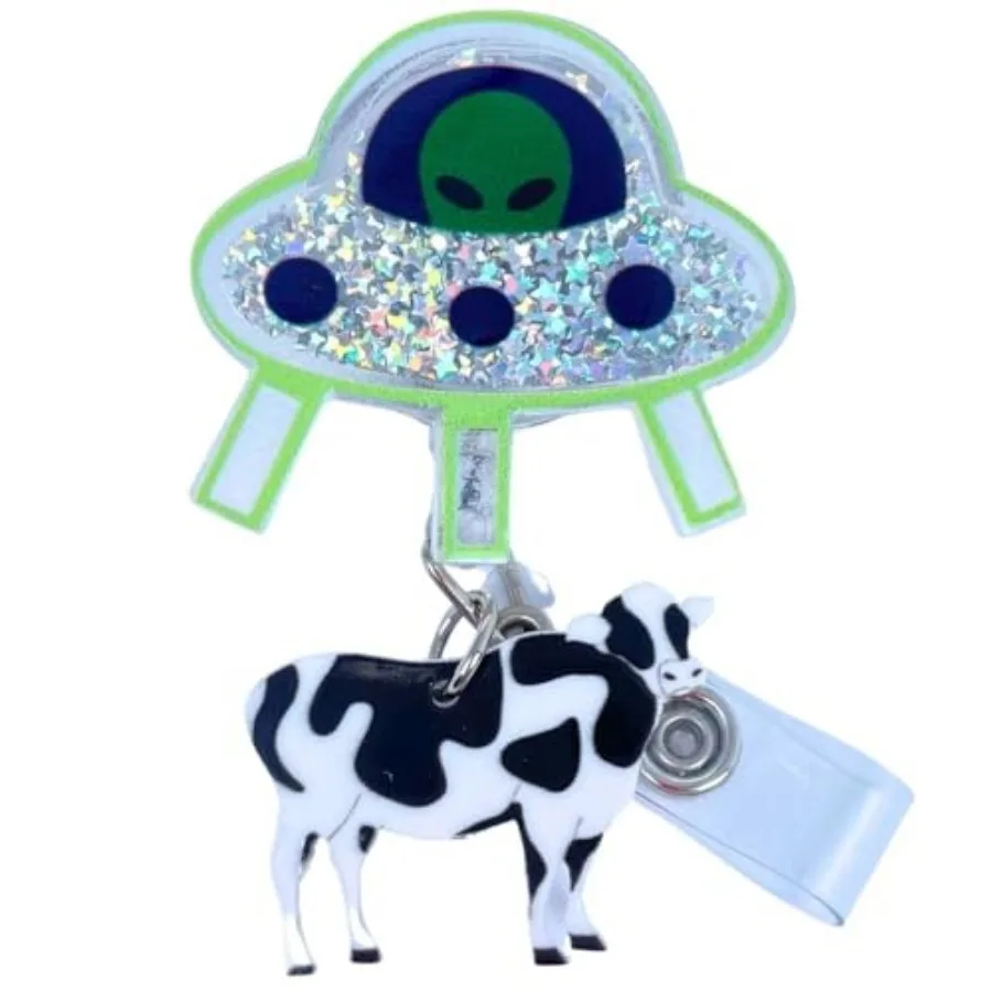 

Cute Badge Reel Holder Retractable with ID Clip for Nurse Nursing Name Tag Card Accessories with Alligator Clip Medical Assista