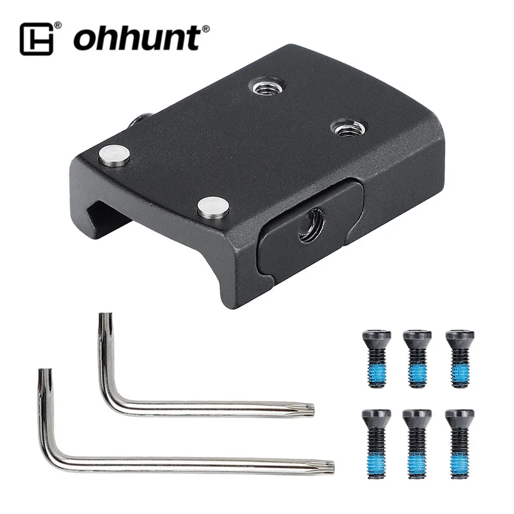 ohhunt® Hunting Picatinny Mounting Plate Adapter Compatible with 407K 507K  Red Dot For Hunting